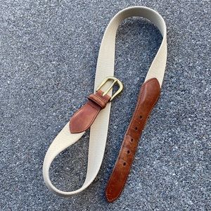 Vintage coach canvas belt